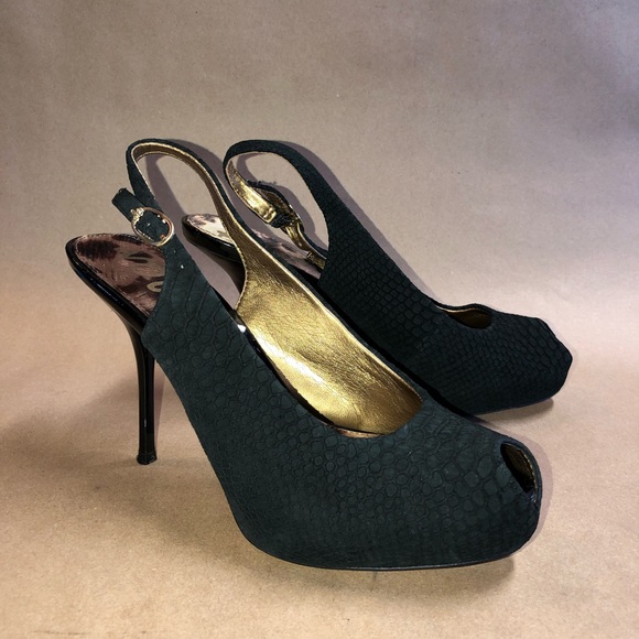 Sam Edelman Shoes - Sam Edelman Size 7.5 M Evelyn Suede Heel EUC NS3